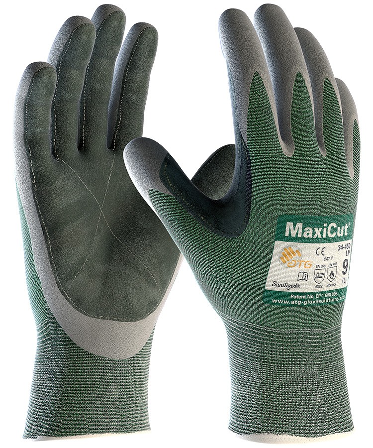 34-450LP MaxiCut® Oil™ Palm Coated with Leather Palm-image