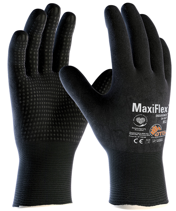 34-847 MaxiFlex® Endurance™ Black Dotted Palm main image